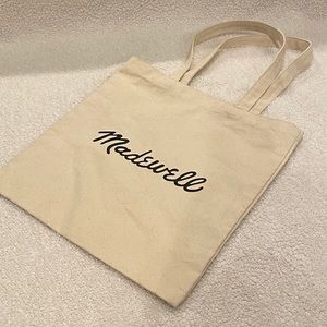 MADEWELL CANVAS TOTE…S/M…Cream